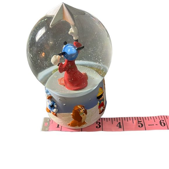 Disney Store Mickey Mouse Sorcerer Wizard Fantasia Alice Donald Bambi Snow Globe - Picture 3 of 8